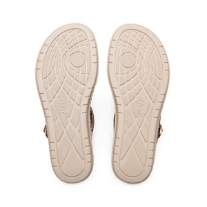 100227 TAN FLEXI CALZADO DAMA SANDALIA SANDAL