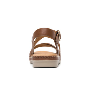 100227 TAN FLEXI CALZADO DAMA SANDALIA SANDAL