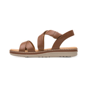 100227 TAN FLEXI CALZADO DAMA SANDALIA SANDAL