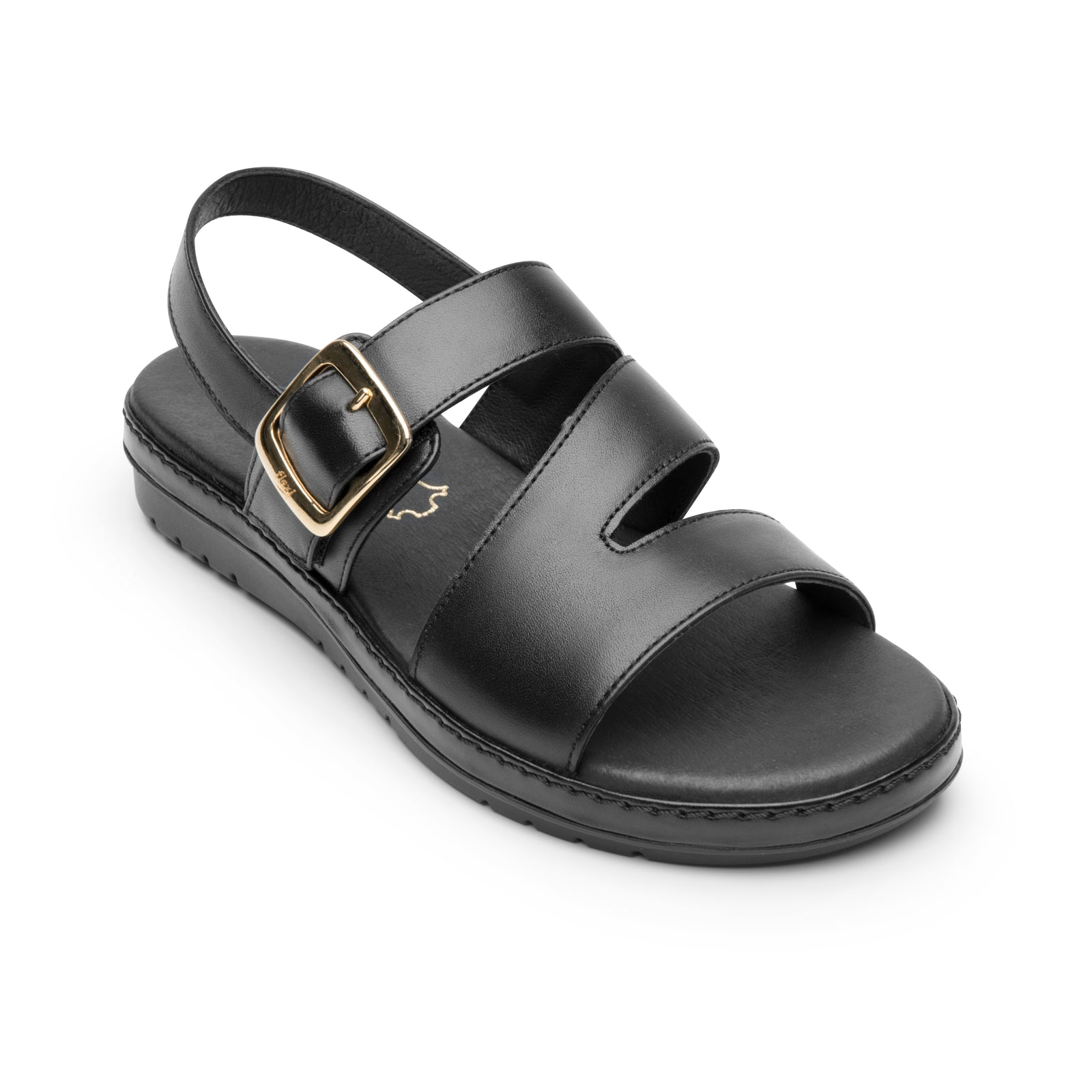 100237 NEGRO FLEXI CALZADO DAMA SANDALIA SAND