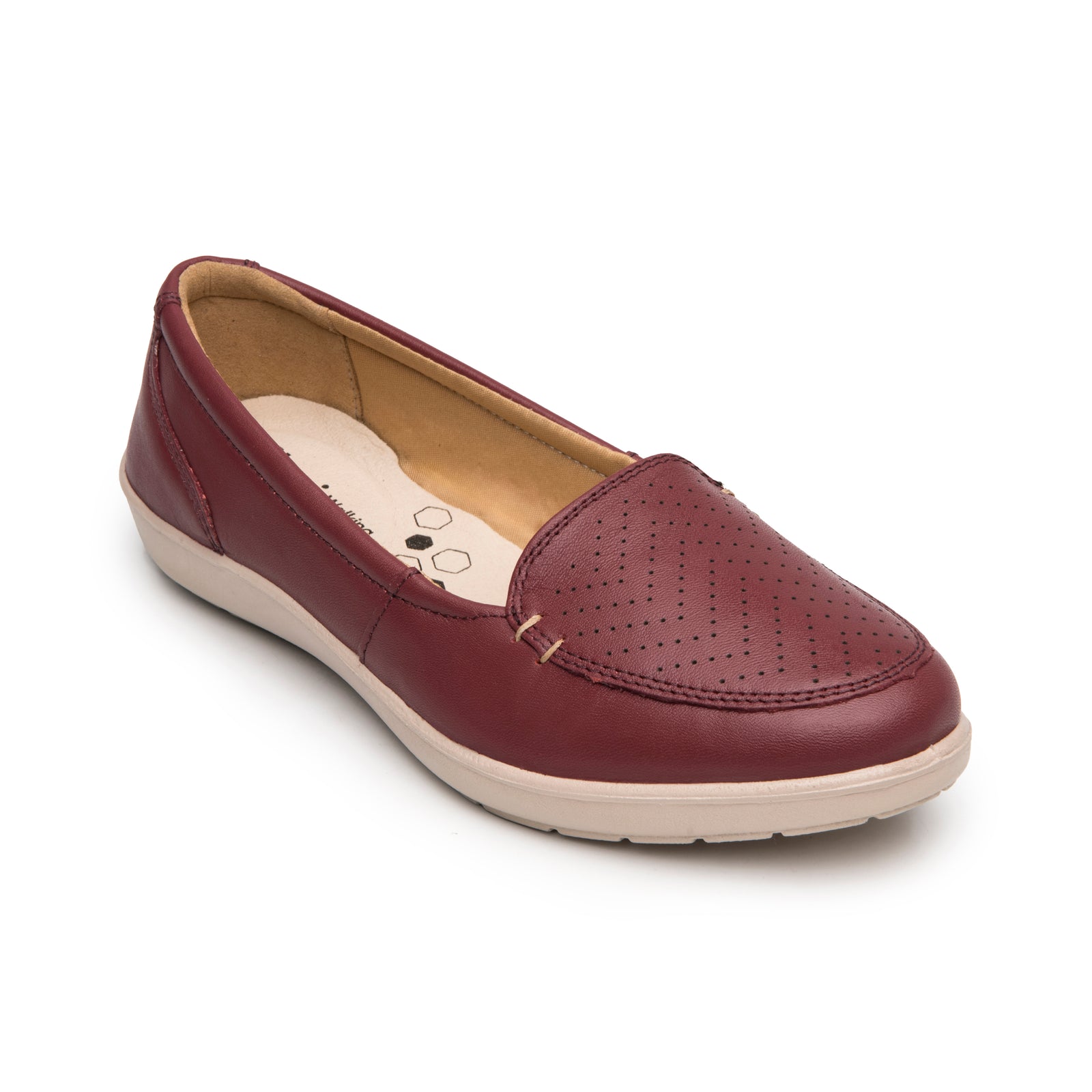 101912 ROJO FLEXI CALZADO DAMA CHOCLO CASUAL