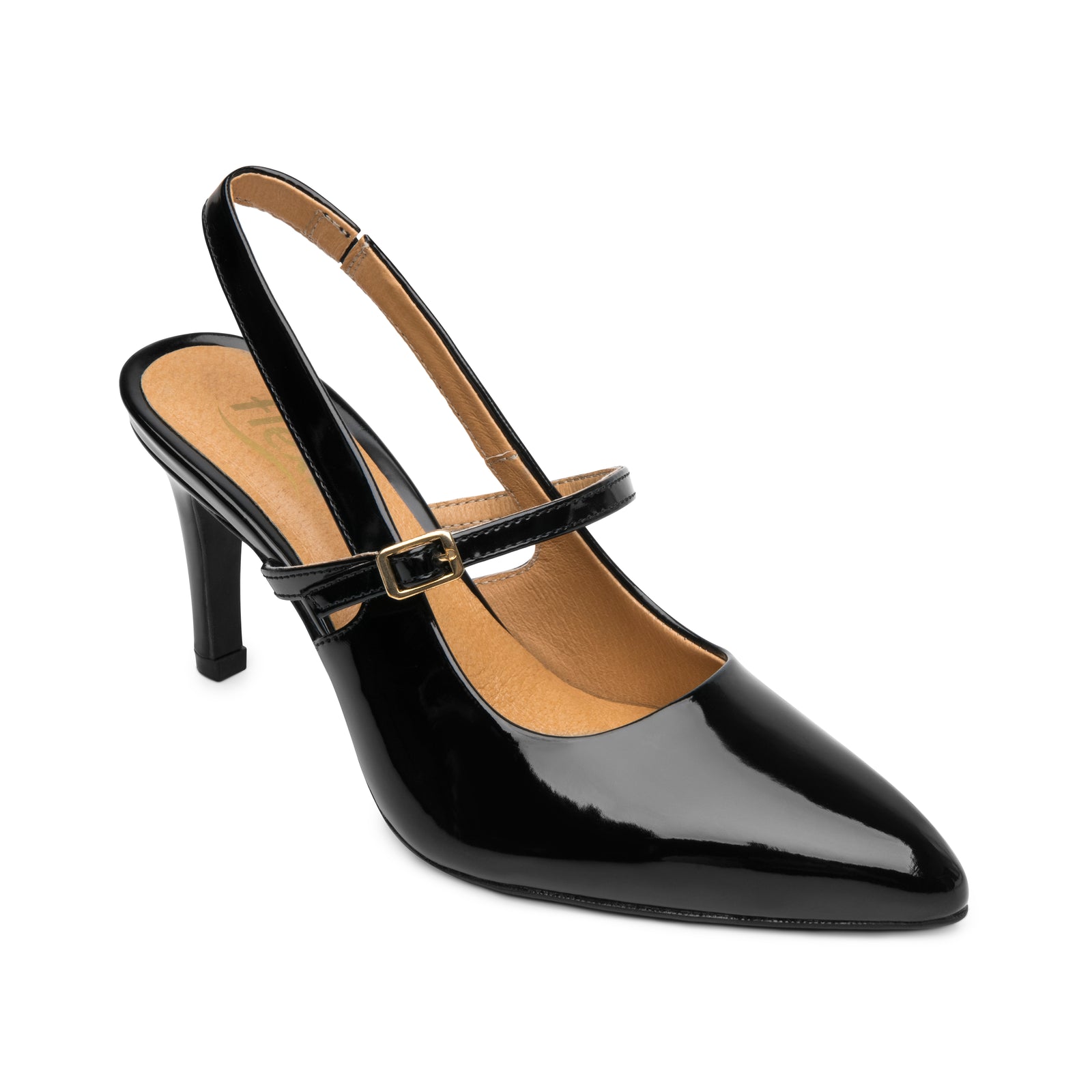 104519 NEGRO FLEXI CALZADO DAMA ZAPATILLA SEM