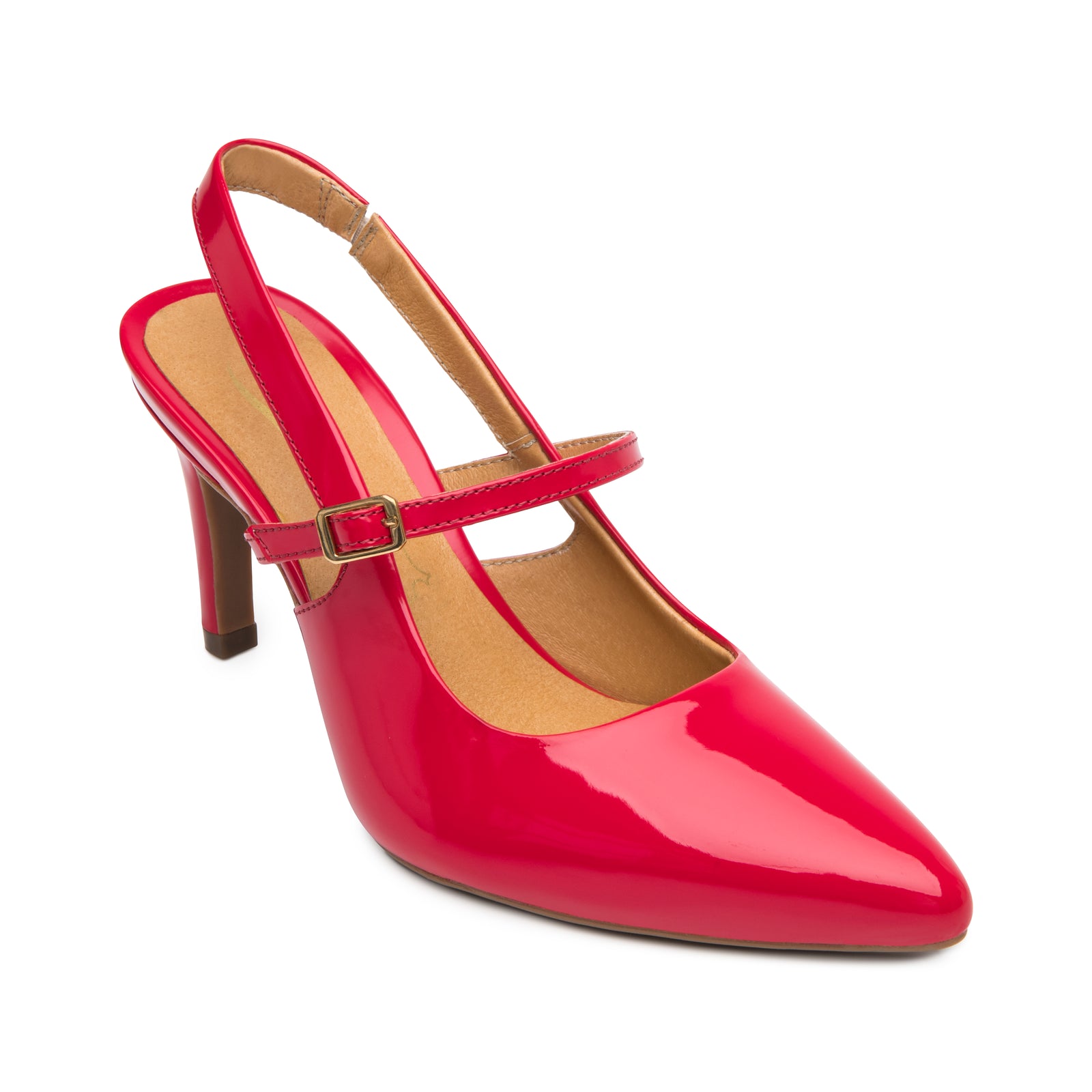 104519 ROJO FLEXI CALZADO DAMA ZAPATILLA SEMI