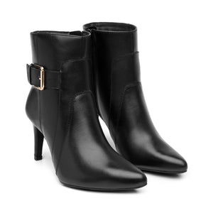 104522 NEGRO FLEXI CALZADO DAMA BOTÍN SEMIVES