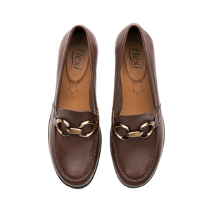 104830 CAFÉ FLEXI CALZADO DAMA CHOCLO CASUAL