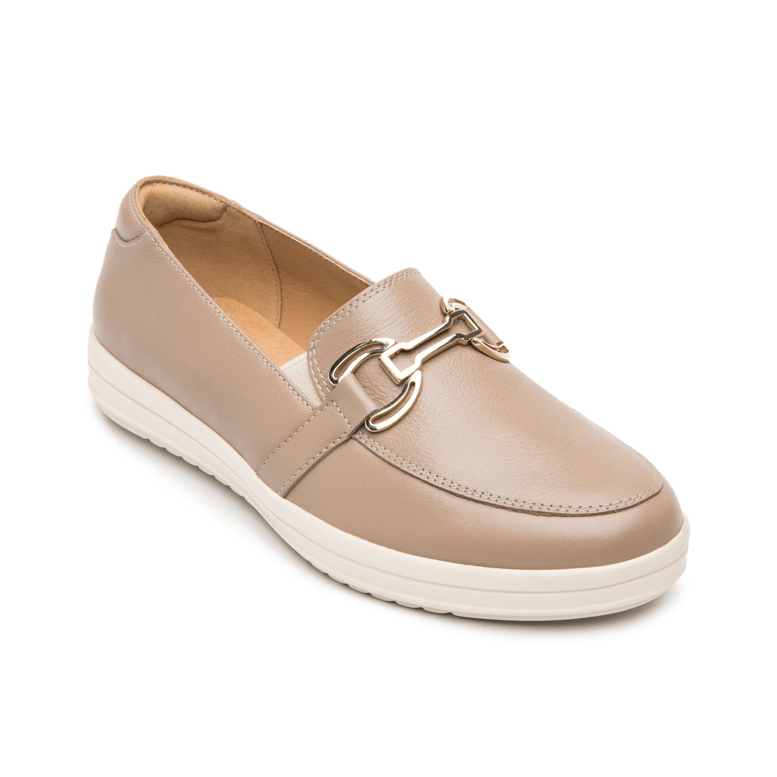 109411 TAUPE FLEXI CALZADO DAMA CHOCLO CASUAL