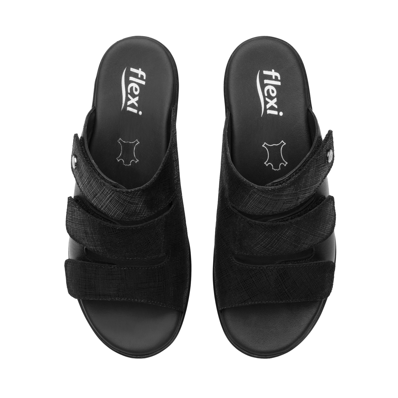 116022 NEGRO FLEXI CALZADO DAMA SANDALIA SAND