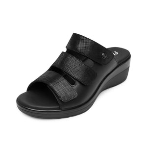 116022 NEGRO FLEXI CALZADO DAMA SANDALIA SAND