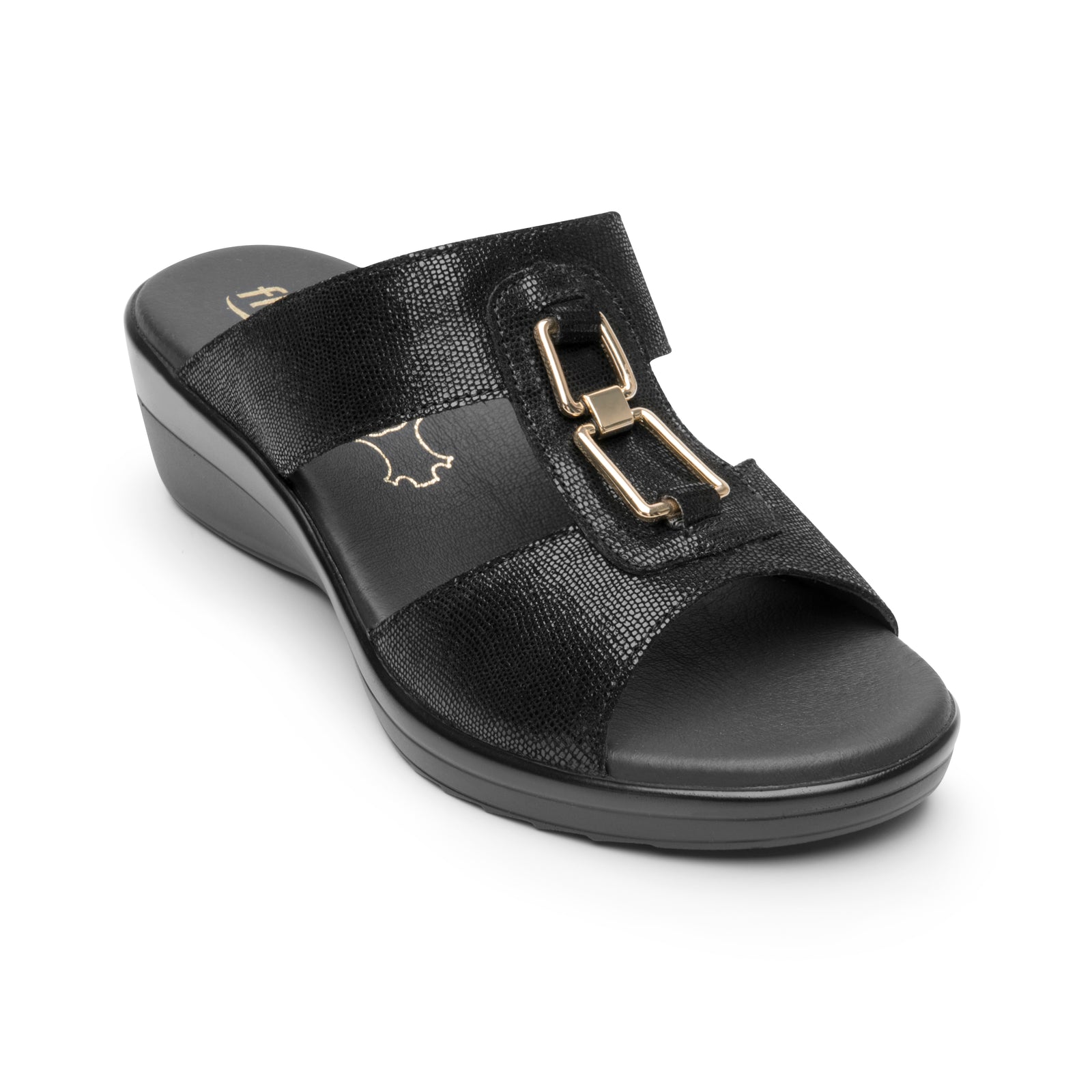 116027 NEGRO FLEXI CALZADO DAMA SANDALIA SAND