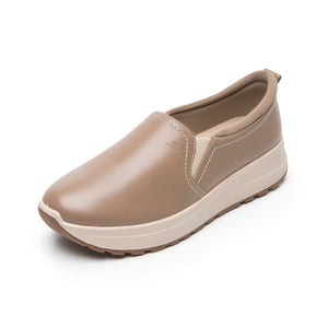 117207 TAUPE FLEXI CALZADO DAMA CHOCLO SPORT