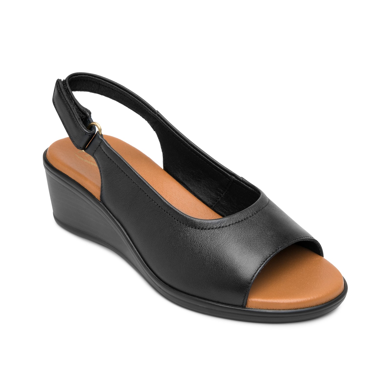 123717 NEGRO FLEXI CALZADO DAMA SANDALIA SAND