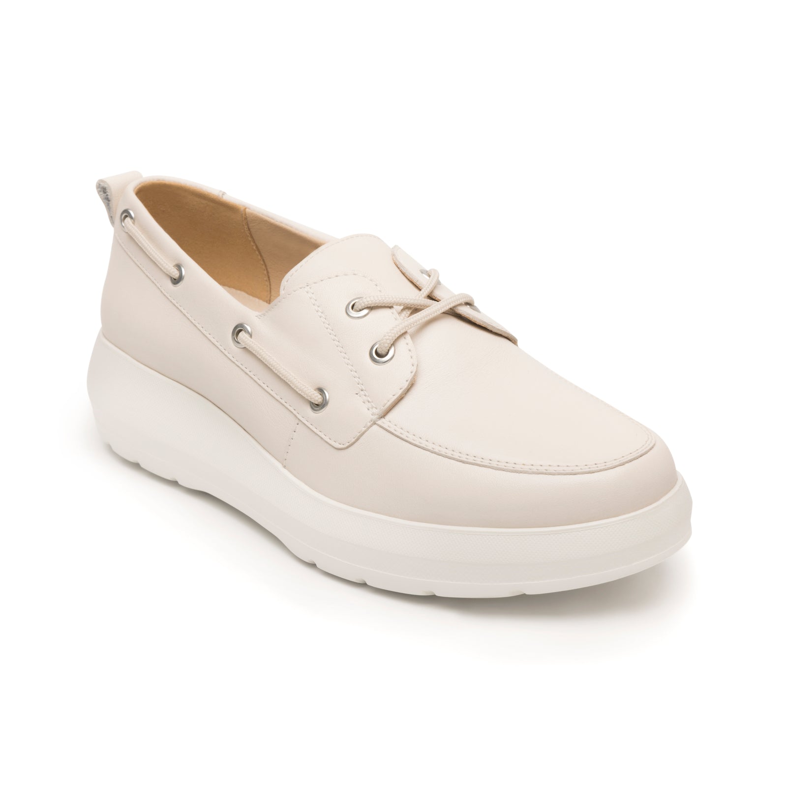 126708 BEIGE FLEXI CALZADO DAMA CHOCLO CASUAL