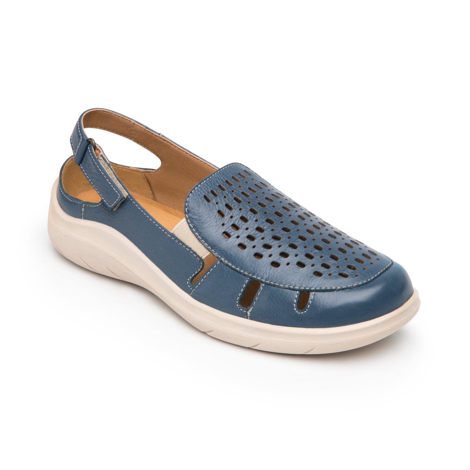 128706 AZUL FLEXI CALZADO DAMA CHOCLO CASUAL