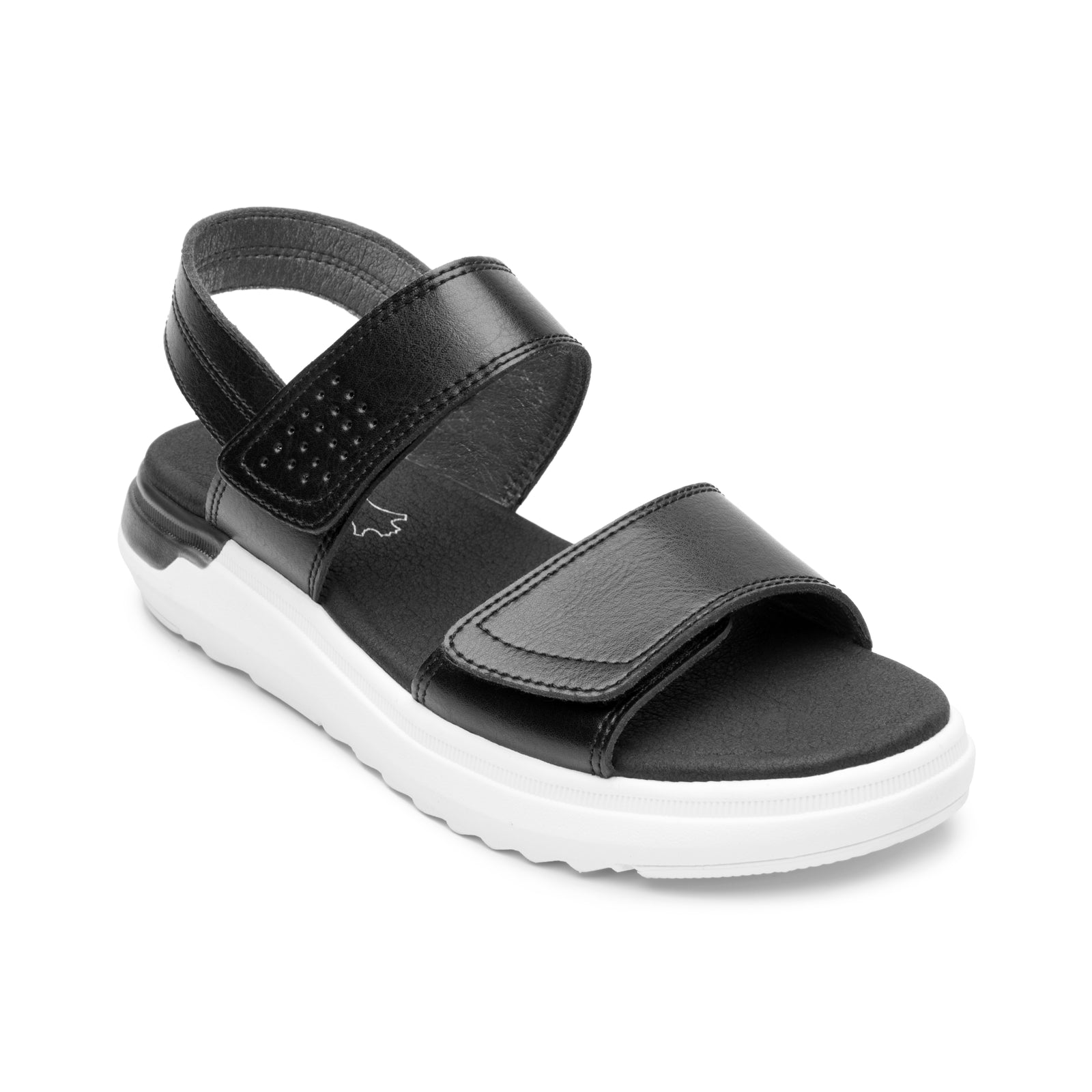 129401 BLACK FLEXI CALZADO DAMA SANDALIA SAND