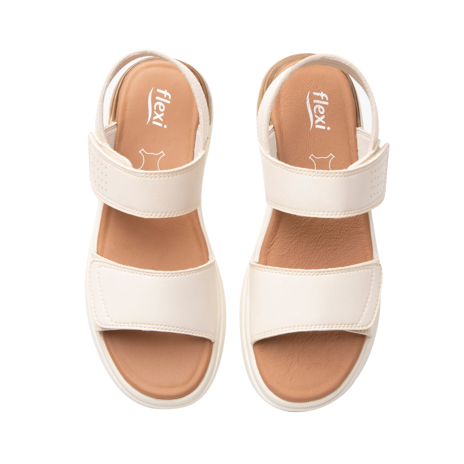 129401 BLANCO FLEXI CALZADO DAMA SANDALIA SAN