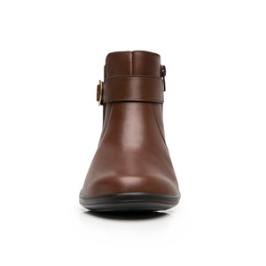 130008 DARK TAN FLEXI CALZADO DAMA BOTÍN CASU