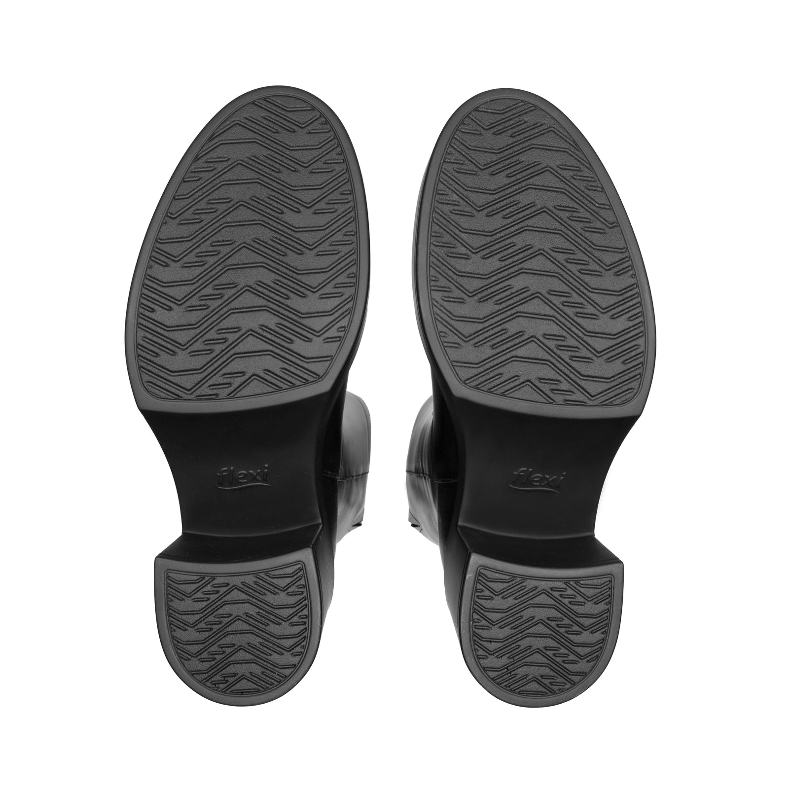 130309 NEGRO FLEXI CALZADO DAMA BOTA ALTA CAS