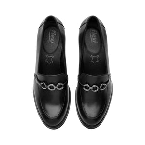 130605 NEGRO FLEXI CALZADO DAMA CHOCLO SEMIVE