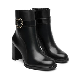 130606 NEGRO FLEXI CALZADO DAMA BOTÍN SEMIVES