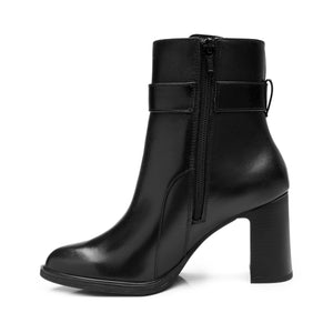 130606 NEGRO FLEXI CALZADO DAMA BOTÍN SEMIVES