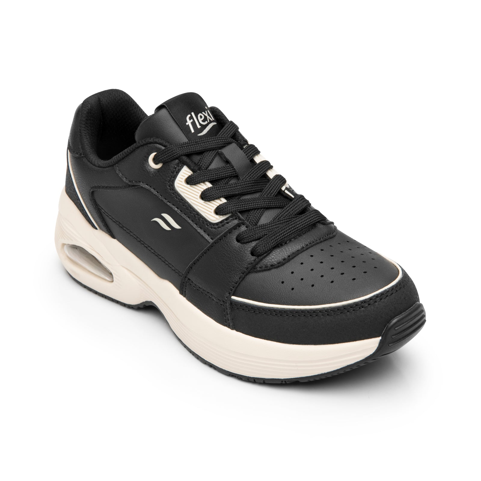 131503 NEGRO FLEXI CALZADO DAMA CHOCLO SPORT