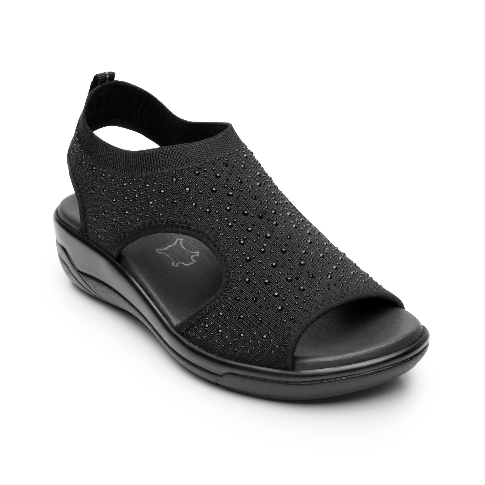 133707 NEGRO FLEXI CALZADO DAMA SANDALIA SAND