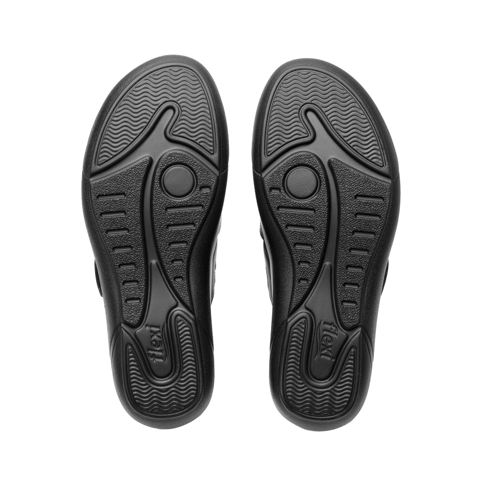 133708 NEGRO FLEXI CALZADO DAMA SANDALIA SAND