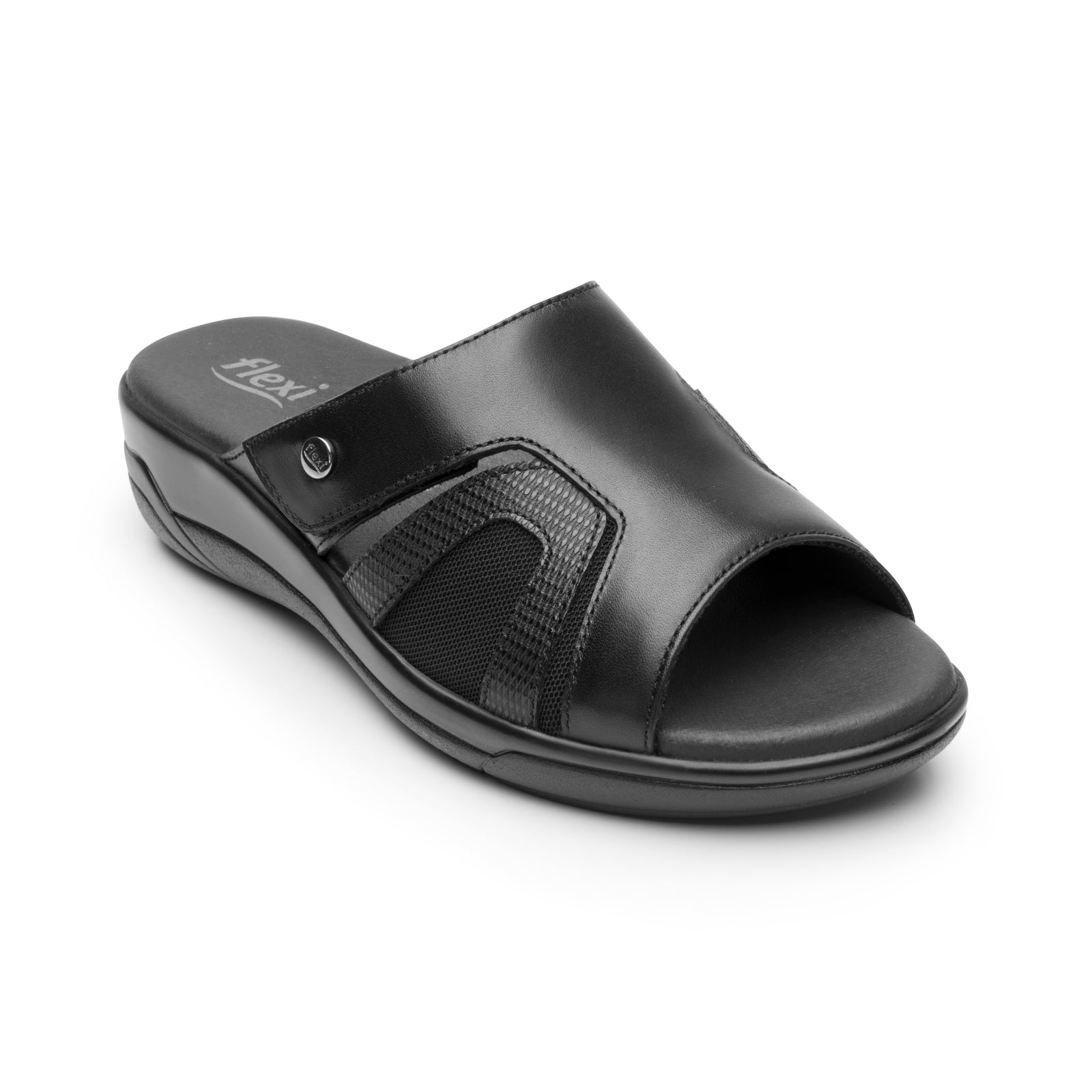 133708 NEGRO FLEXI CALZADO DAMA SANDALIA SAND