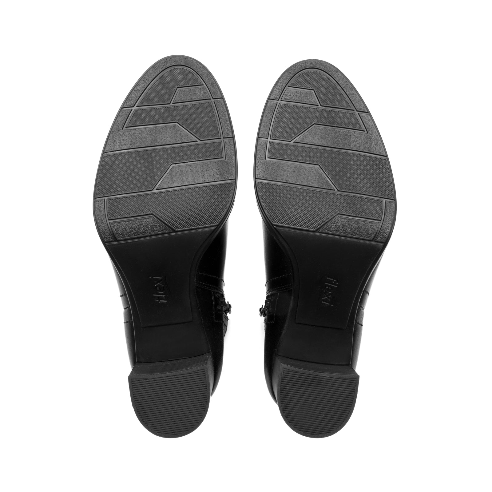 133906 NEGRO FLEXI CALZADO DAMA BOTÍN SEMIVES