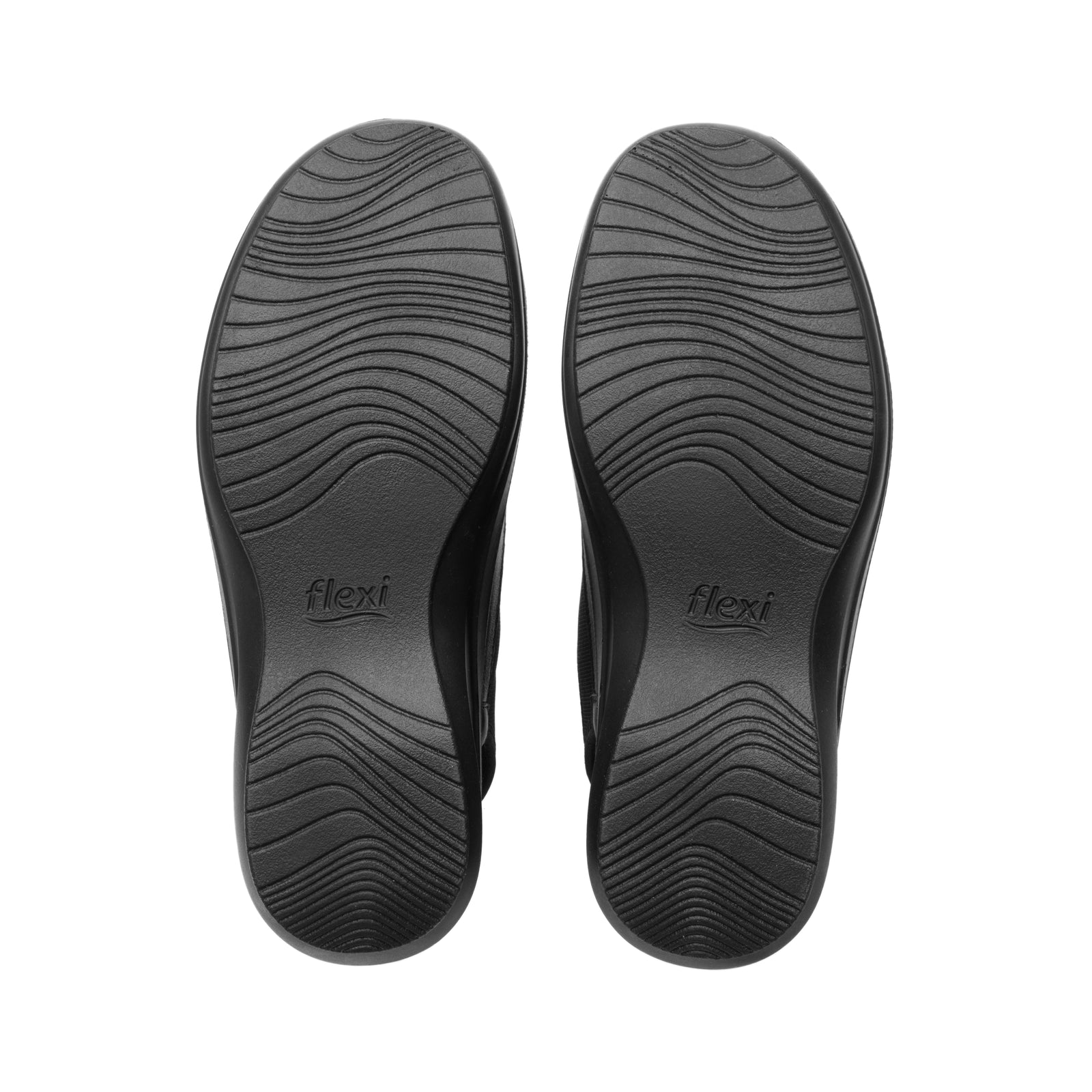 134805 NEGRO FLEXI CALZADO DAMA CHOCLO CASUAL