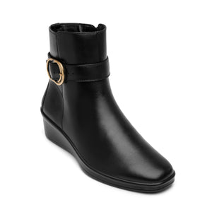 136705 NEGRO FLEXI CALZADO DAMA BOTÍN SEMIVES