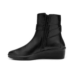 136705 NEGRO FLEXI CALZADO DAMA BOTÍN SEMIVES