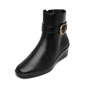 136705 NEGRO FLEXI CALZADO DAMA BOTÍN SEMIVES