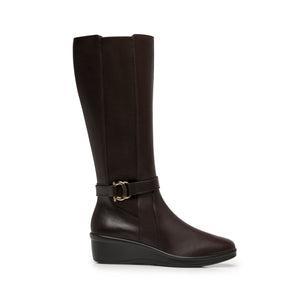 136706 CAFE FLEXI CALZADO DAMA BOTA SEMIVESTI