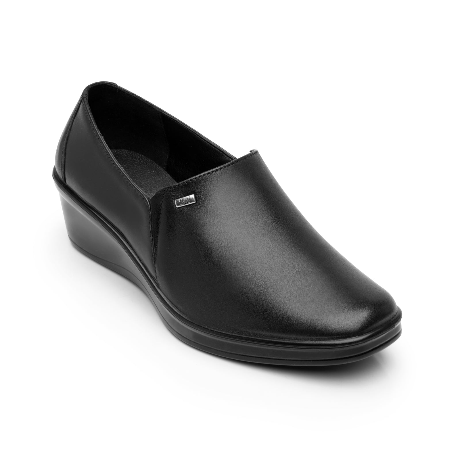 136707 NEGRO FLEXI CALZADO DAMA CHOCLO SEMIVE