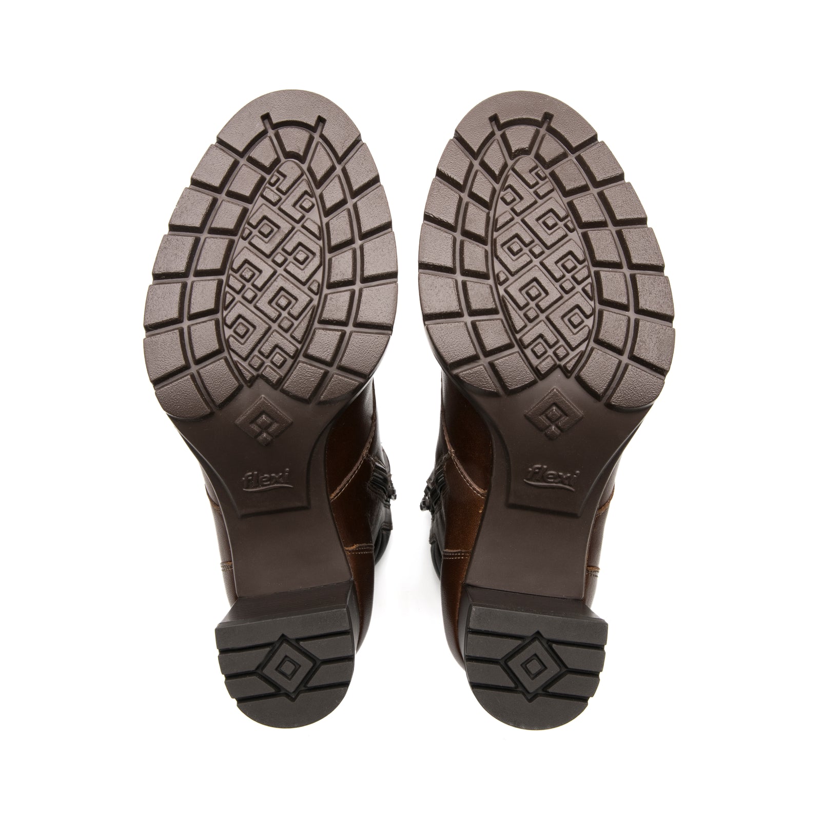 137105 DARK TAN FLEXI CALZADO DAMA BOTÍN CASU