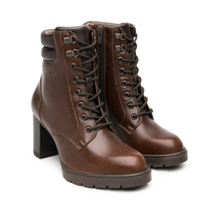 137105 DARK TAN FLEXI CALZADO DAMA BOTÍN CASU