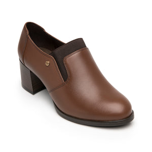 137302 DARK TAN FLEXI CALZADO DAMA CHOCLO SEM