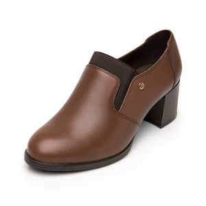 137302 DARK TAN FLEXI CALZADO DAMA CHOCLO SEM
