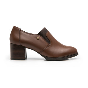 137302 DARK TAN FLEXI CALZADO DAMA CHOCLO SEM