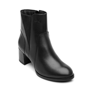 137304 NEGRO FLEXI CALZADO DAMA BOTÍN SEMIVES