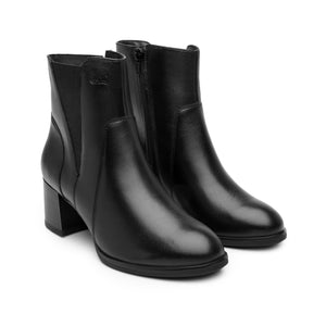 137304 NEGRO FLEXI CALZADO DAMA BOTÍN SEMIVES