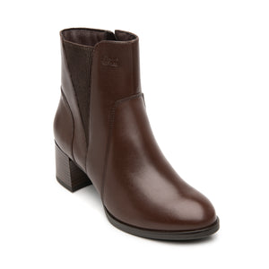 137304 TABACO FLEXI CALZADO DAMA BOTÍN SEMIVE