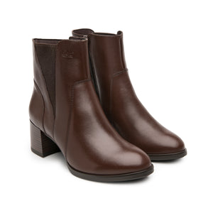 137304 TABACO FLEXI CALZADO DAMA BOTÍN SEMIVE