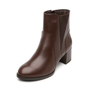 137304 TABACO FLEXI CALZADO DAMA BOTÍN SEMIVE