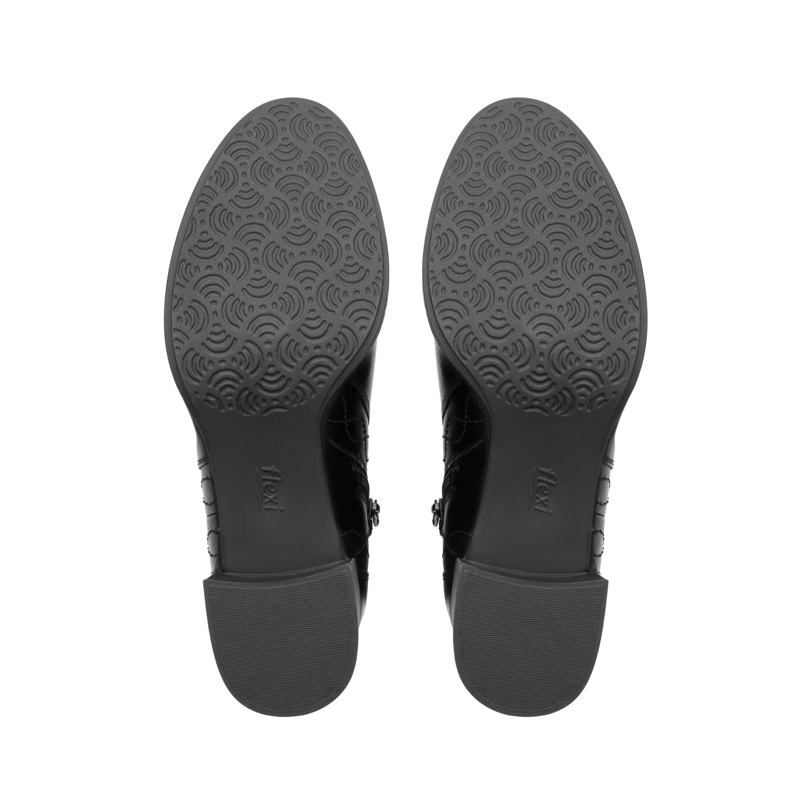 137305 NEGRO FLEXI CALZADO DAMA BOTÍN SEMIVES