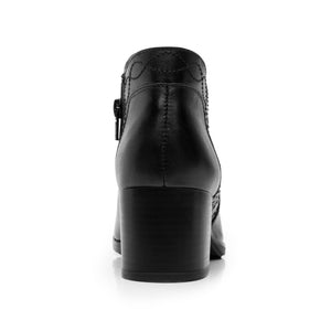 137305 NEGRO FLEXI CALZADO DAMA BOTÍN SEMIVES