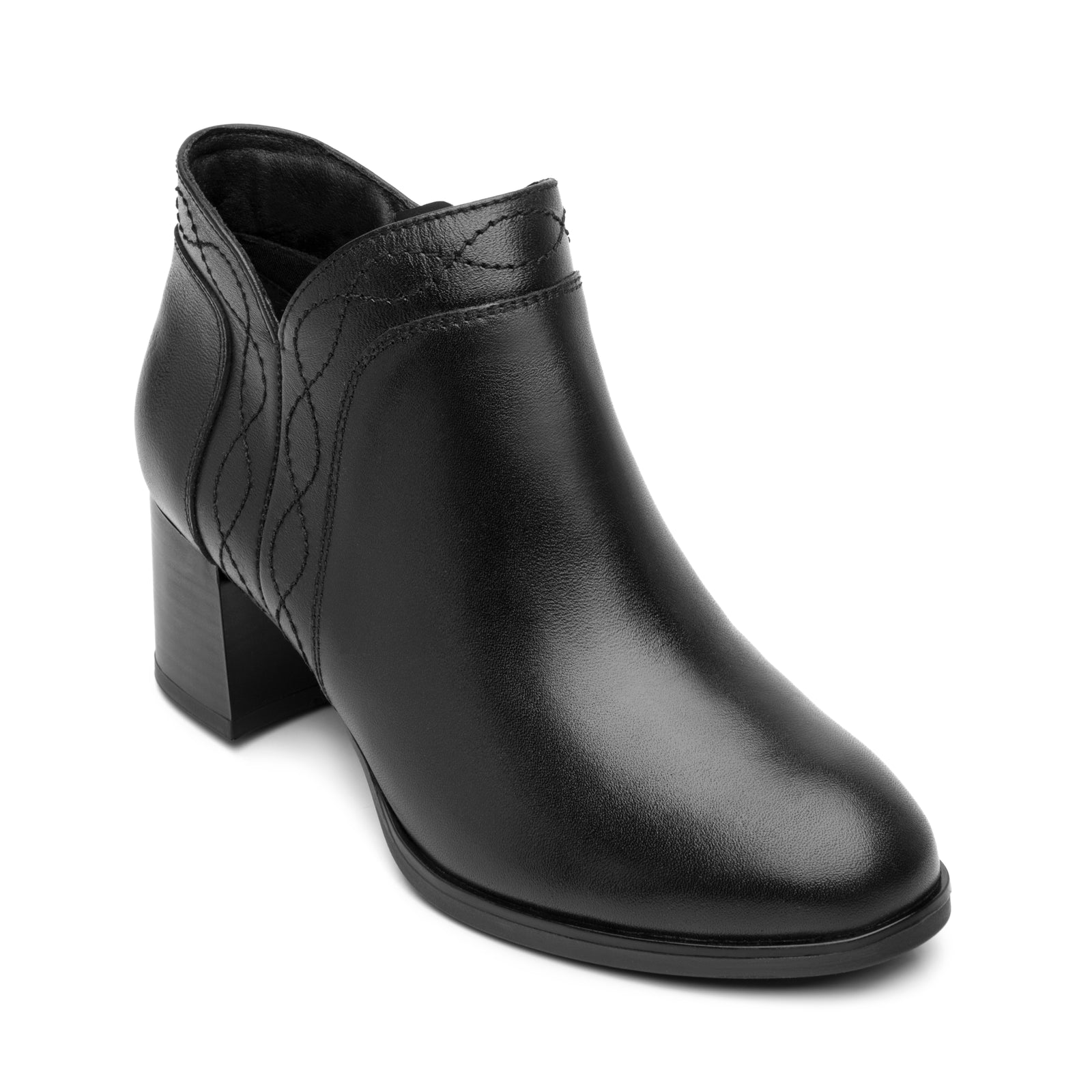 137305 NEGRO FLEXI CALZADO DAMA BOTÍN SEMIVES