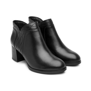 137305 NEGRO FLEXI CALZADO DAMA BOTÍN SEMIVES