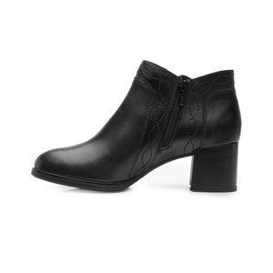 137305 NEGRO FLEXI CALZADO DAMA BOTÍN SEMIVES